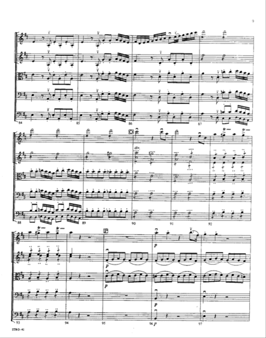 Lucio Silla Overture Orchestra scores gallery preview page 8