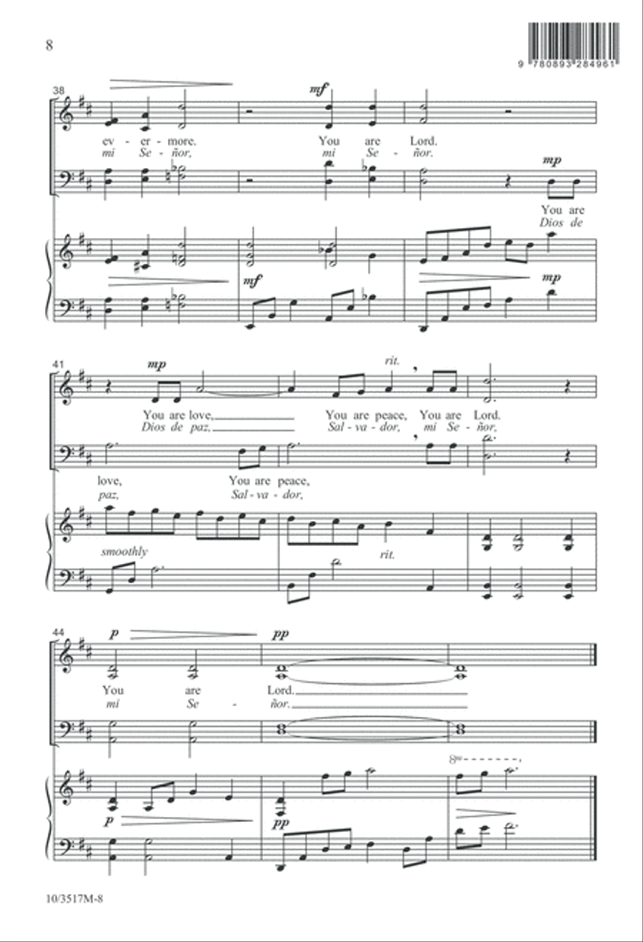 You Are Lord 4-Part scores gallery preview page 8