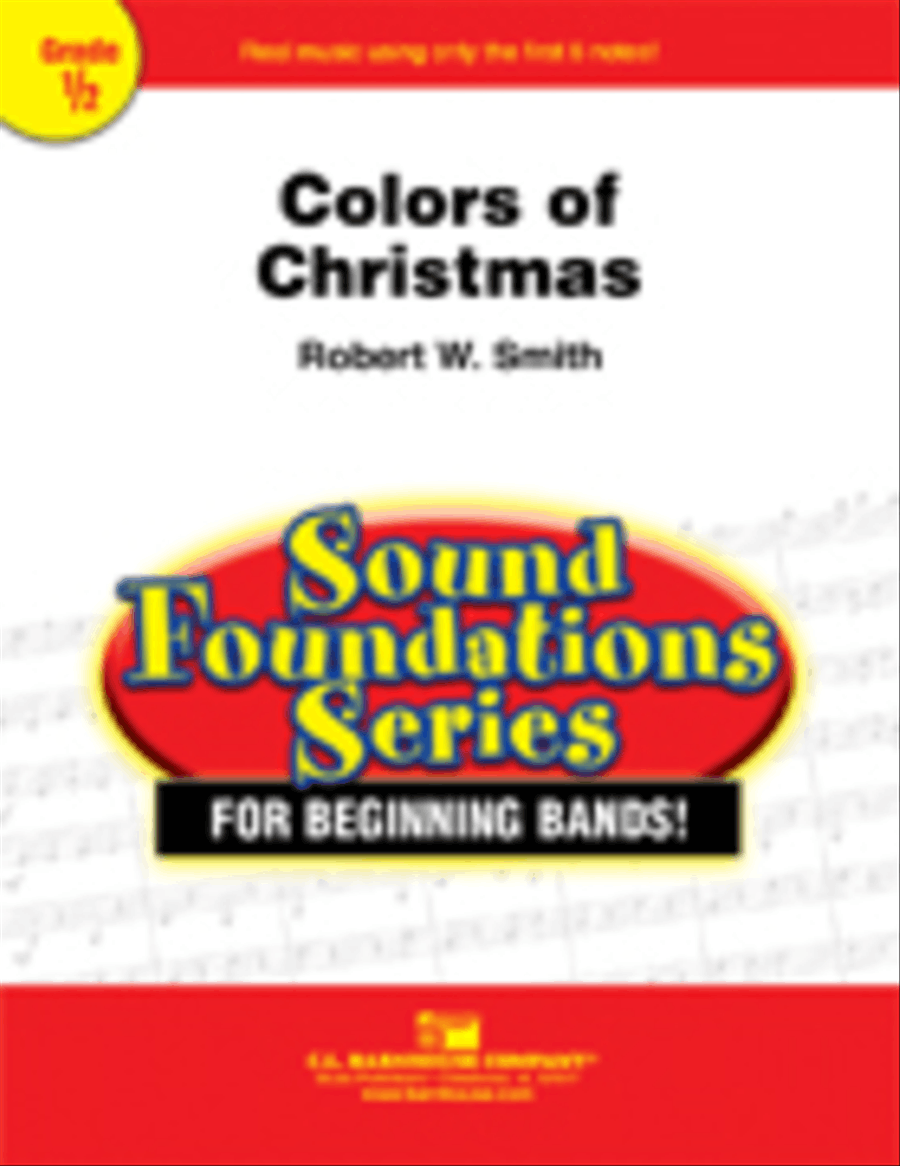 Colors of Christmas Concert Band scores gallery preview page 1