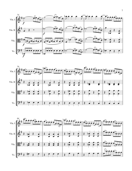 W.A. Mozart-Eine kleine Nachtmusik: IV. Rondo (for string quartet)