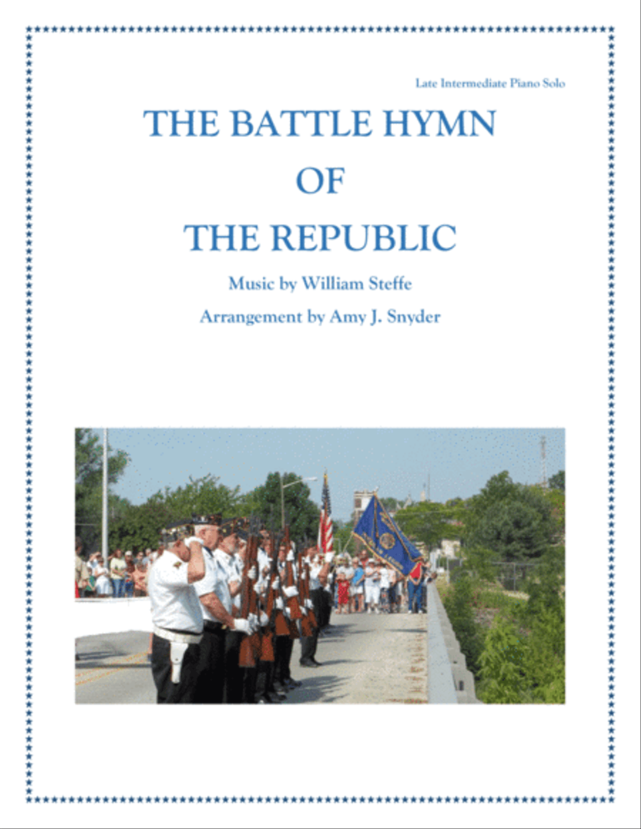 The Battle Hymn of the Republic Piano Solo scores gallery preview page 1