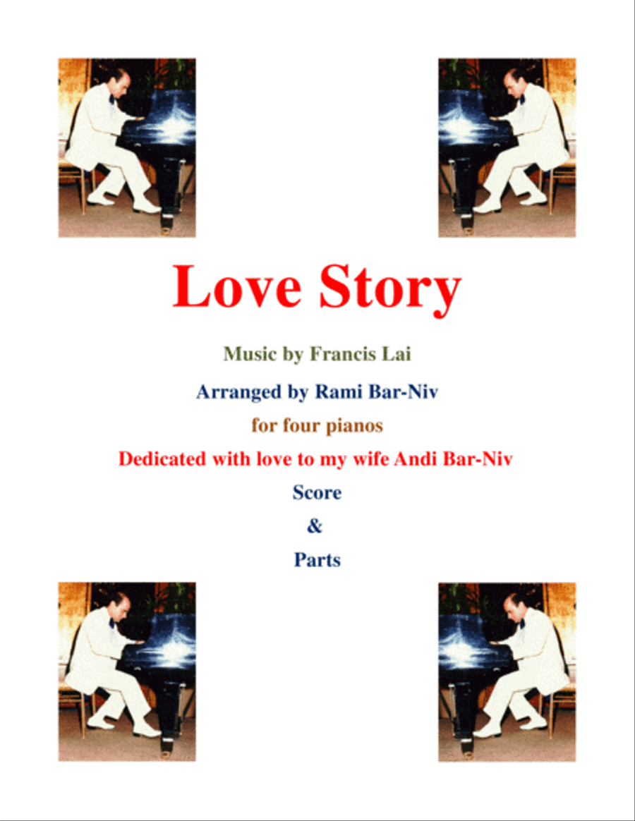 Love Story Piano Quartet scores gallery preview page 1