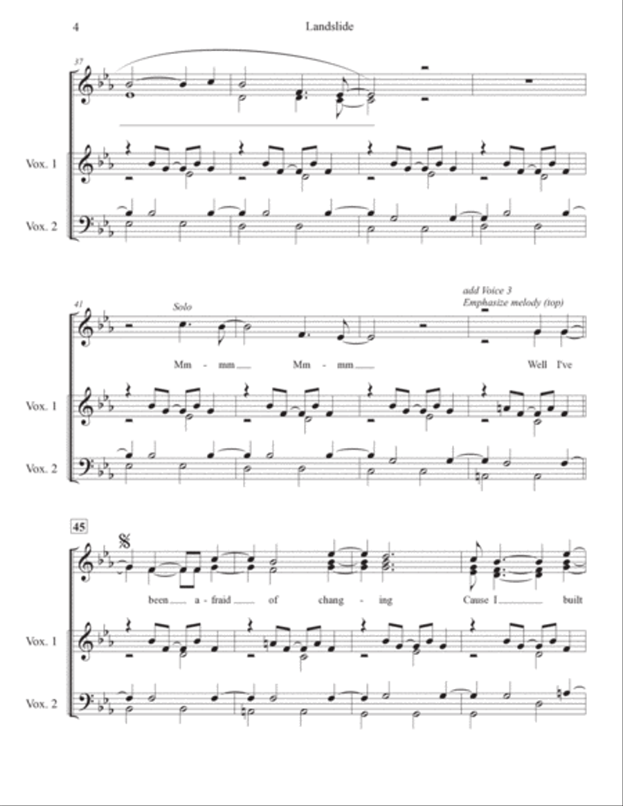 Landslide Landslide 4-Part scores gallery preview page 4