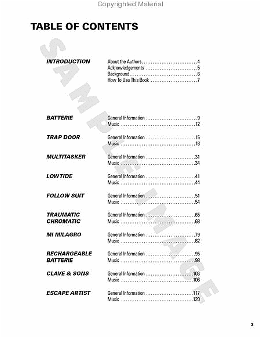 Beyond Basic Percussion Percussion scores gallery preview page 2