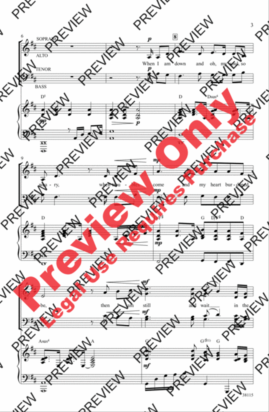 You Raise Me Up You Raise Me Up 4-Part scores gallery preview page 3