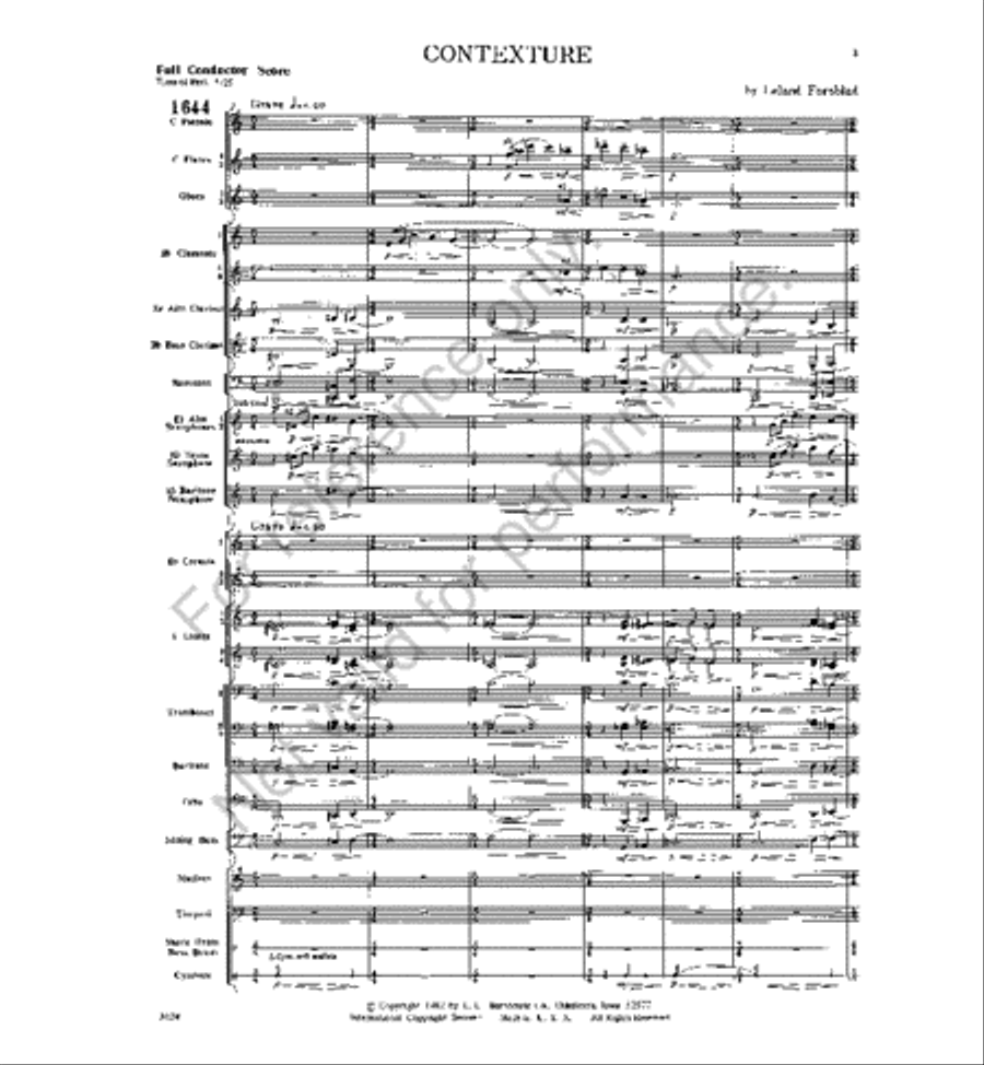 Contexture Concert Band scores gallery preview page 2