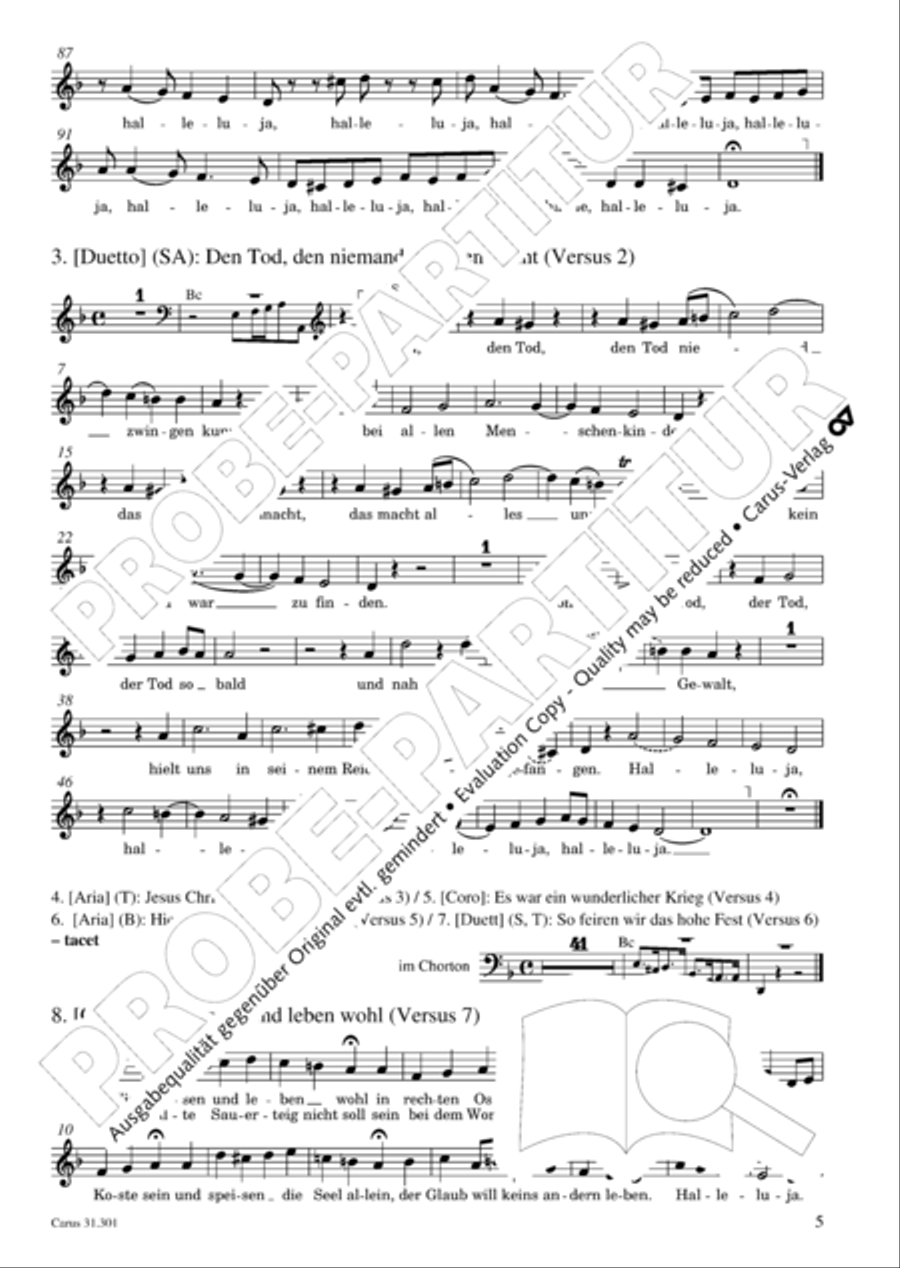 Bach for Brass 1: Cantatas I Voice scores gallery preview page 14