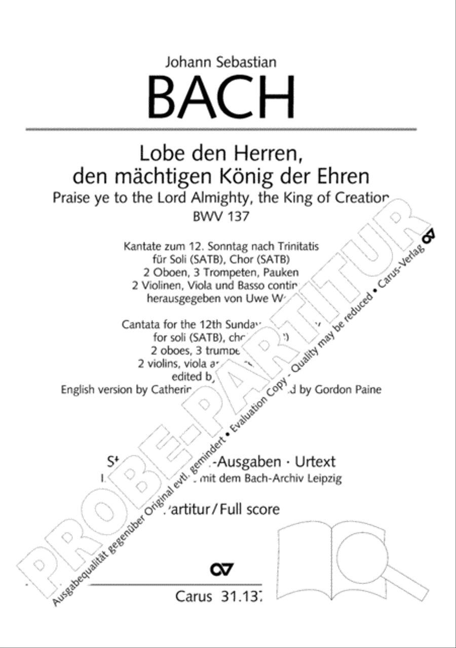 The Complete Sacred Vocal Works (Das geistliche Vokalwerk) Voice scores gallery preview page 378