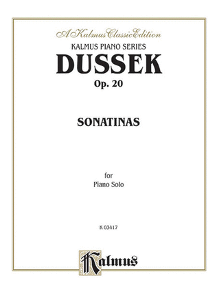 Book cover for Sonatinas, Op. 20