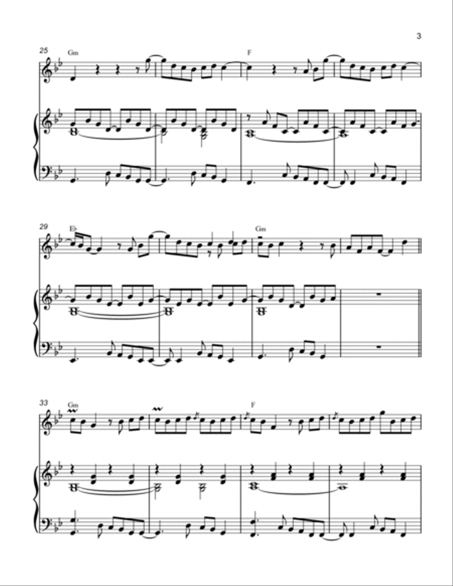 Take Me To Infinity Violin Solo scores gallery preview page 3