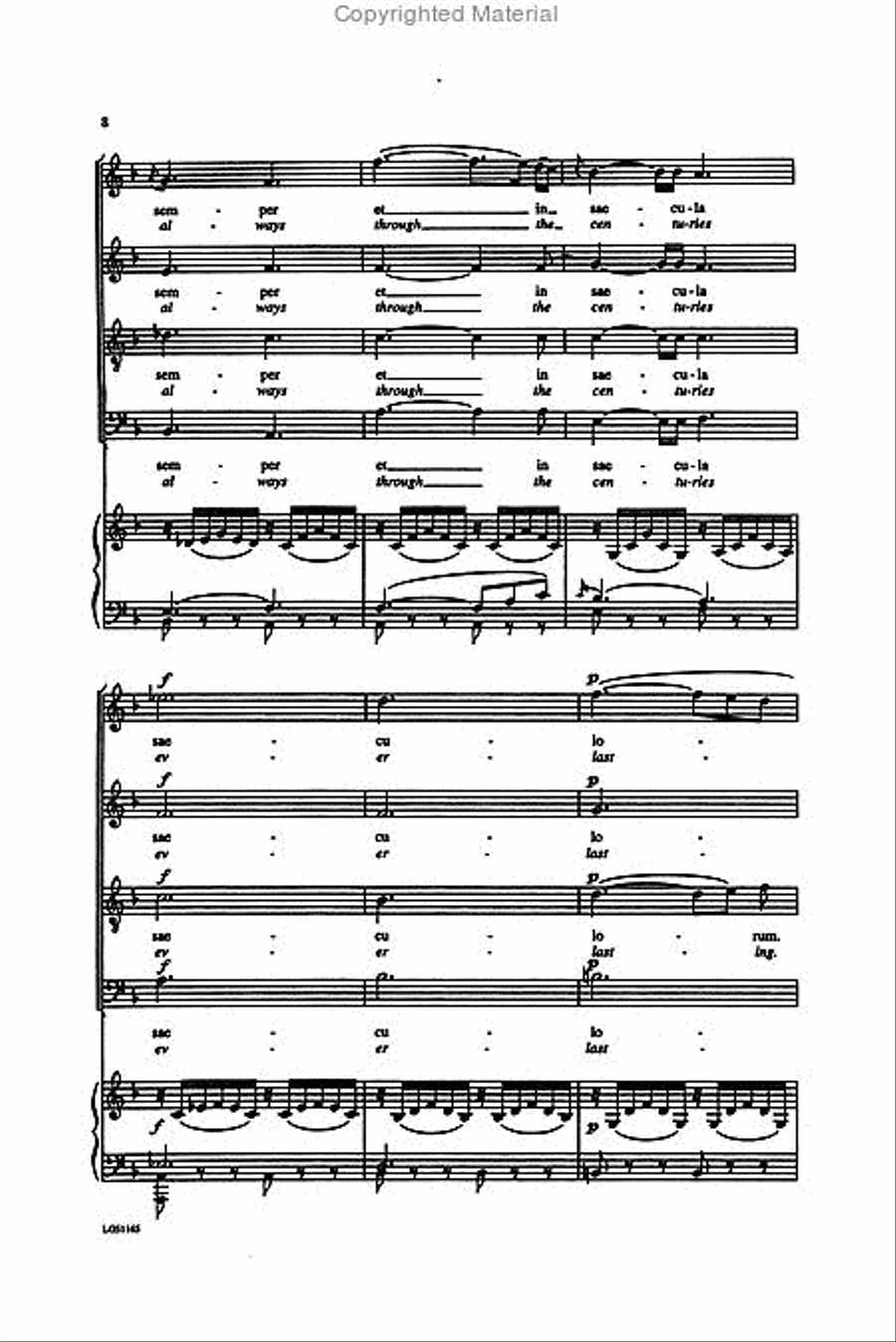 Laudate Dominum 4-Part scores gallery preview page 3