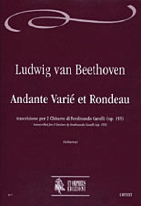 Book cover for Andante Varié et Rondeau transcribed for 2 Guitars by Ferdinando Carulli (Op. 155)
