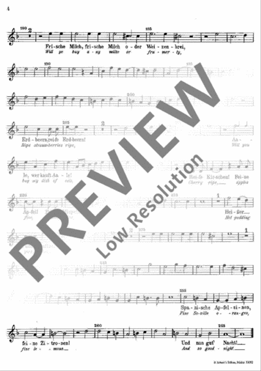 Londoner Straßenrufe Londoner Straßenrufe Violin scores gallery preview page 5