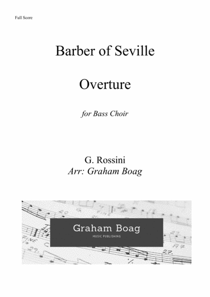 Barber of Seville Overture for Bass Choir image number null
