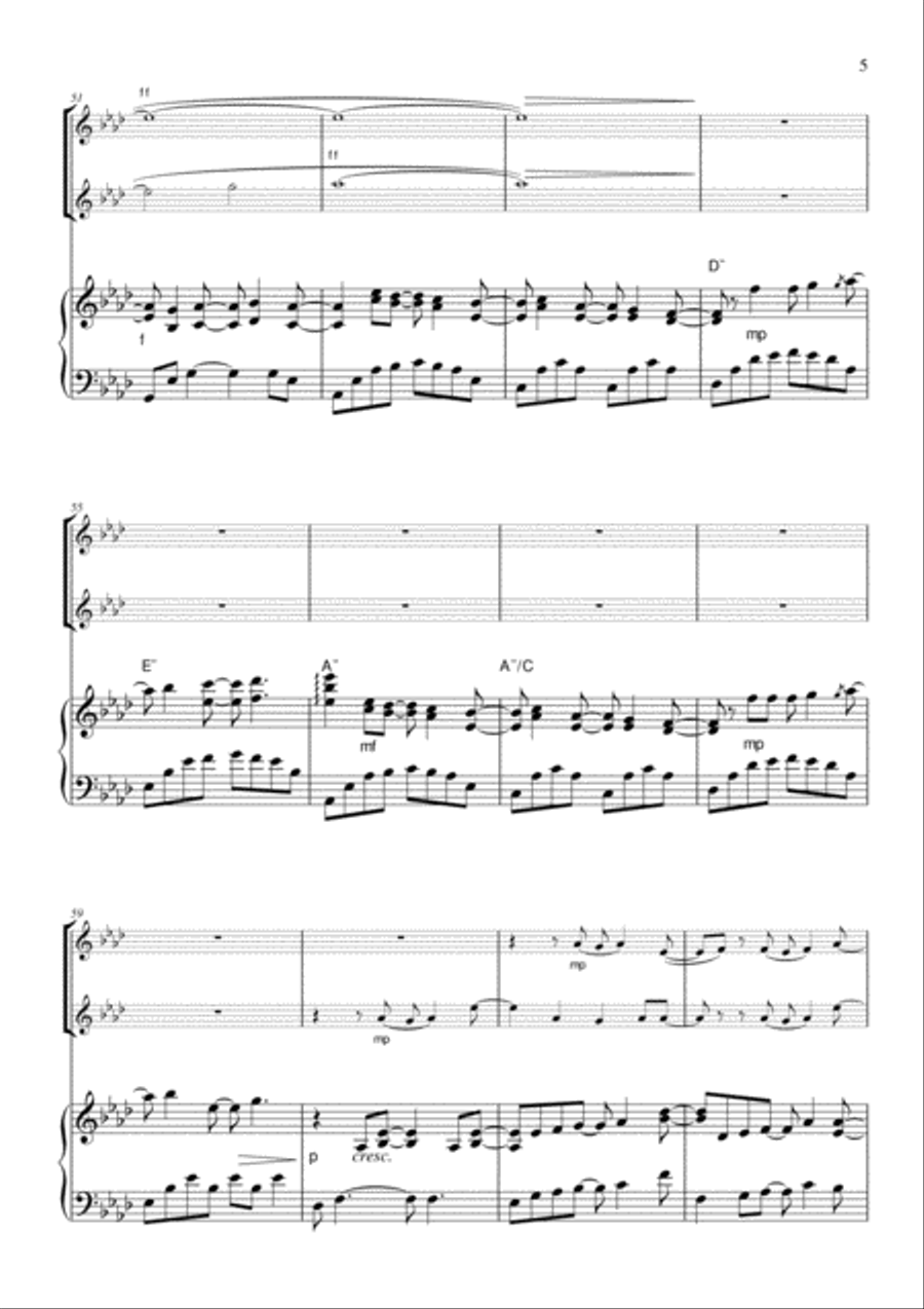 Autumn Plea Woodwind Ensemble scores gallery preview page 5