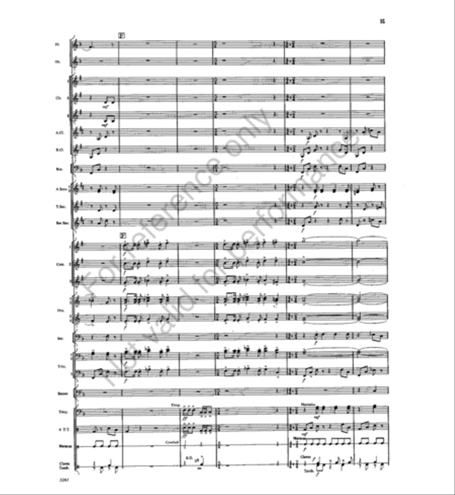 Symphonic Celebration and Dance Concert Band scores gallery preview page 14