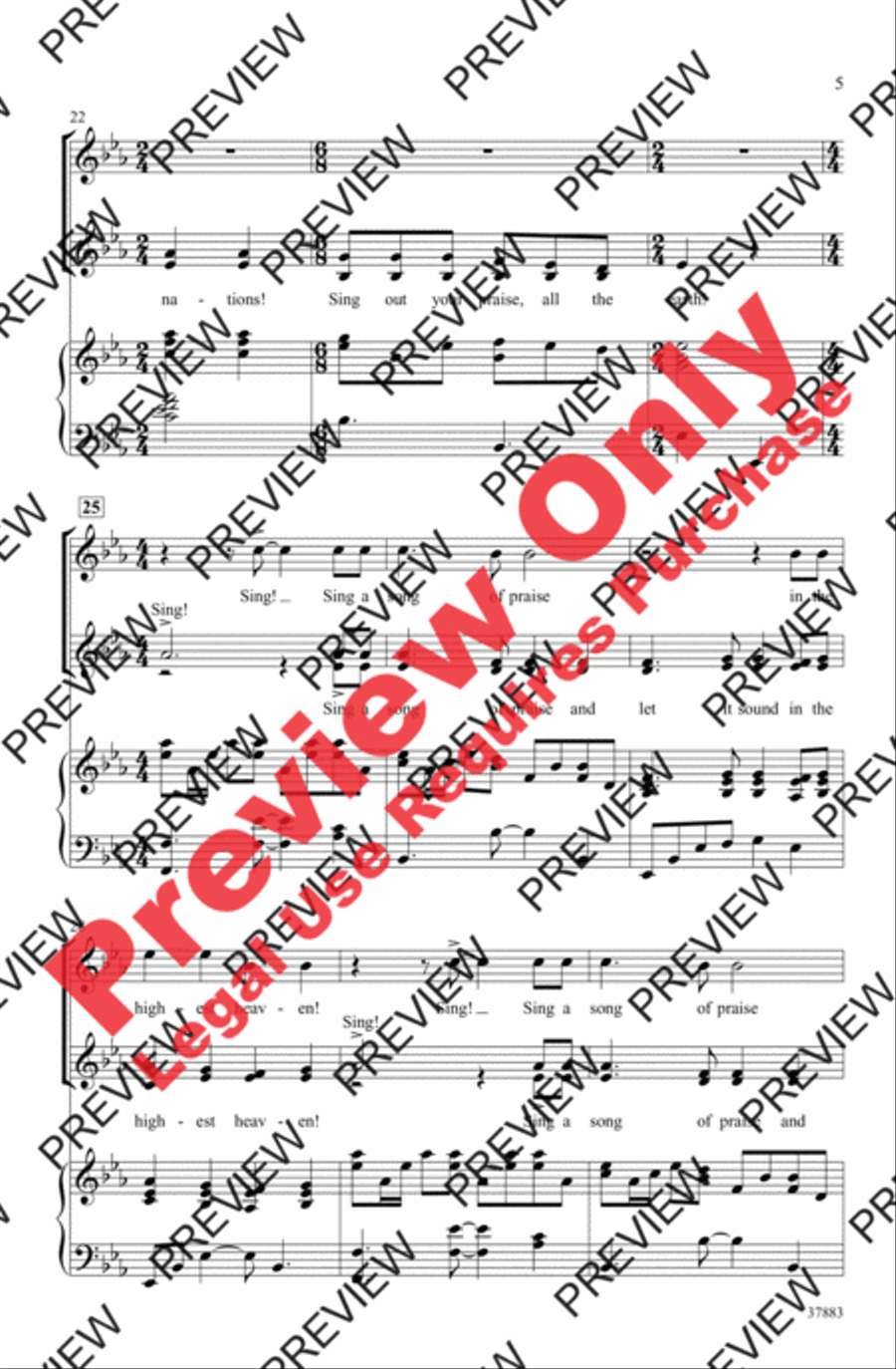 Laudamus Te Women's Choir scores gallery preview page 15