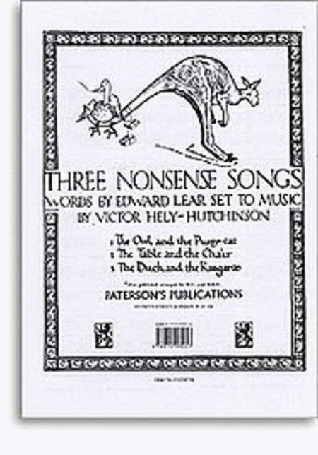 Hely-Hutchinson: Three Nonsense Songs