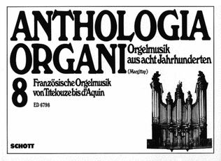 Book cover for Margittay(ed) Anthologia Organi Viii