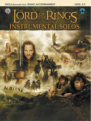 Book cover for The Lord of the Rings - Instrumental Solos (Viola/Piano)
