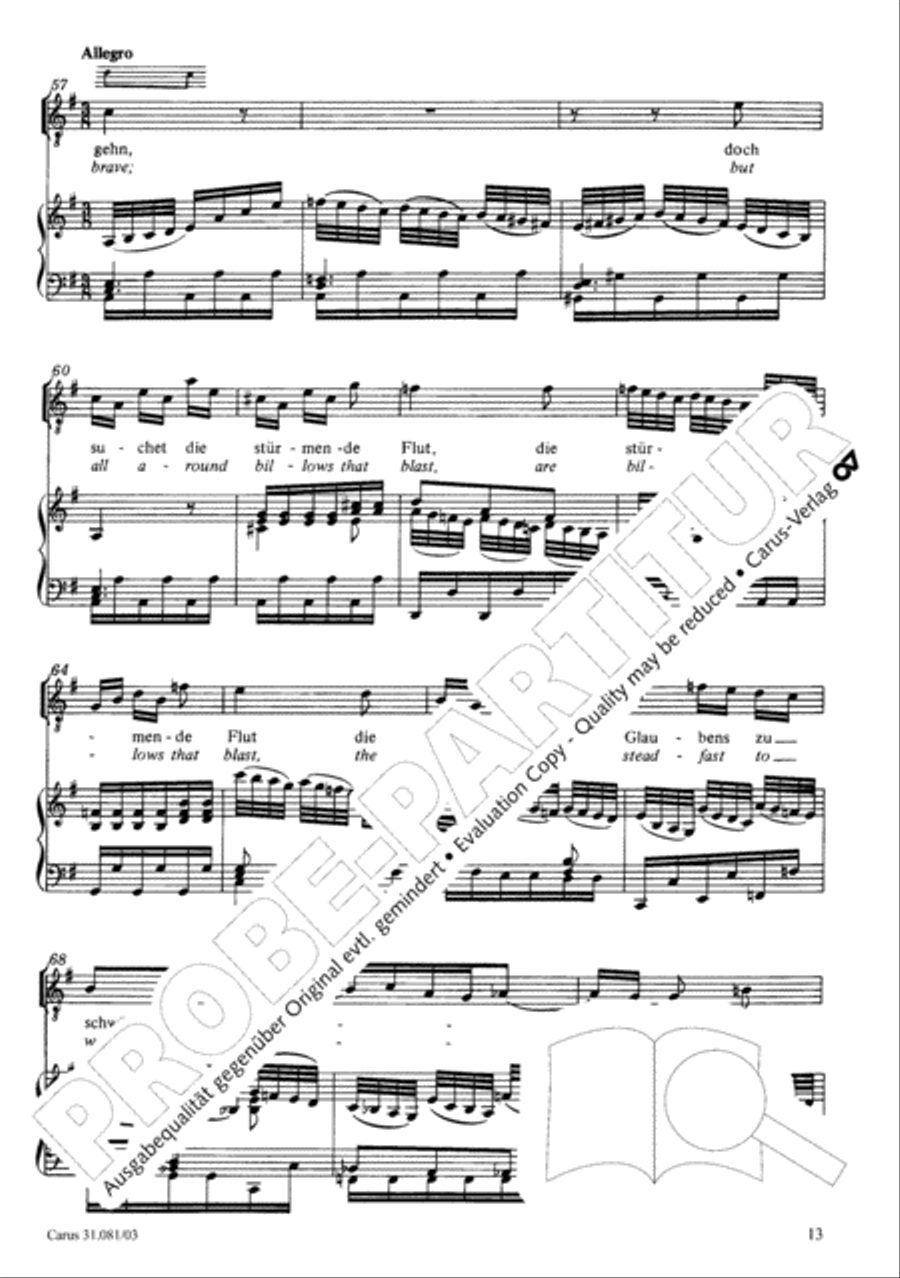 Jesus sleeps, is hope now fading (Jesus schlaft, was soll ich hoffen) ATB scores gallery preview page 14