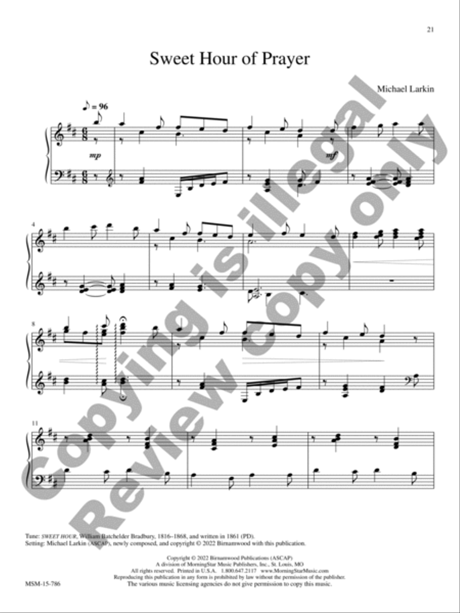 How Great Thou Art Piano Solo scores gallery preview page 8