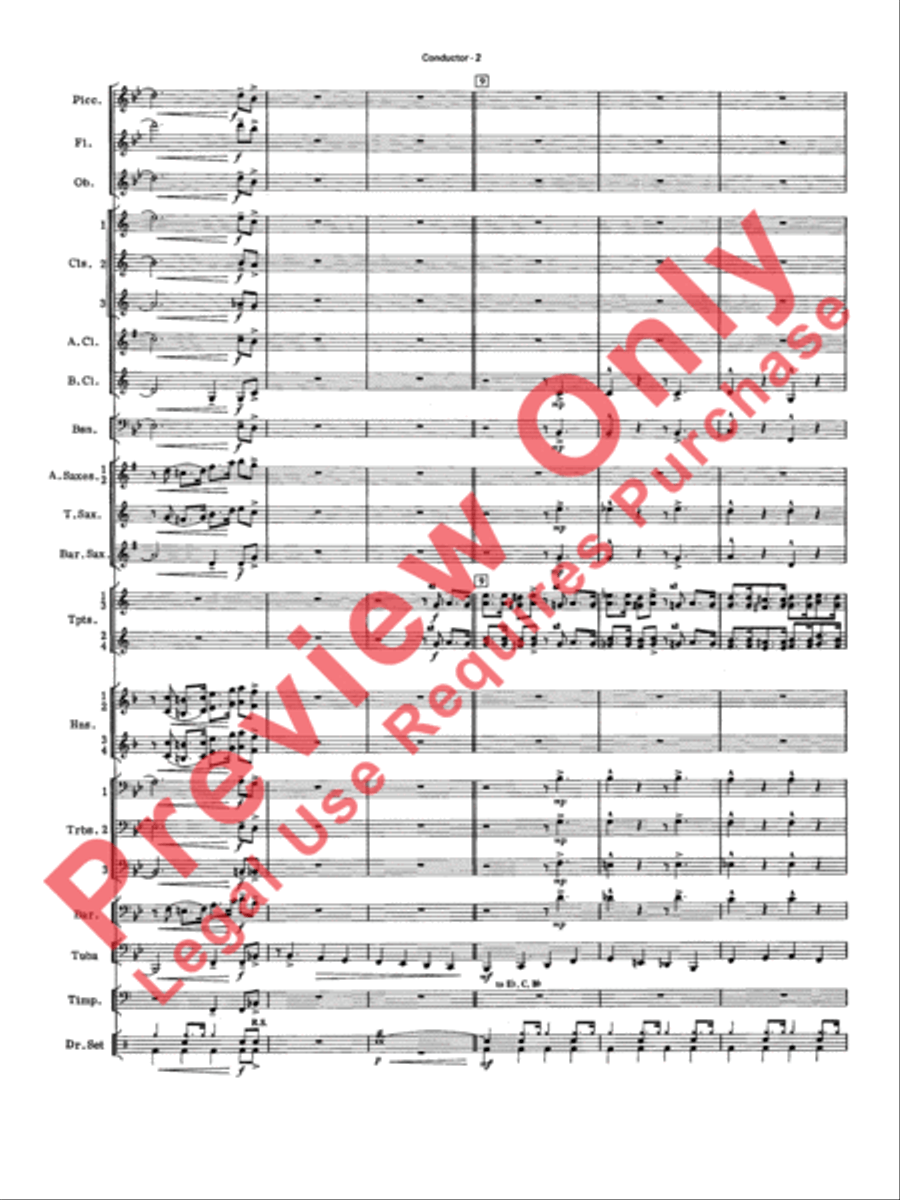Four of a Kind Four of a Kind Concert Band scores gallery preview page 5