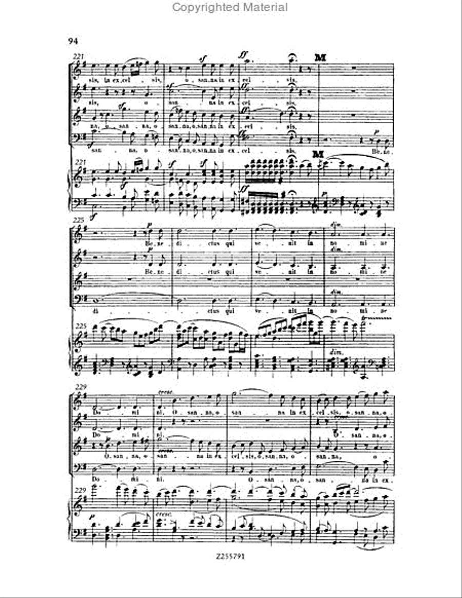 Missa Solemnis, Op.123 Choir scores gallery preview page 94