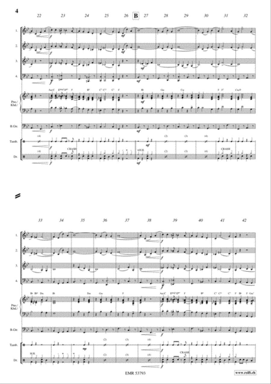 Hoch und Deutschmeister Woodwind Quartet scores gallery preview page 4