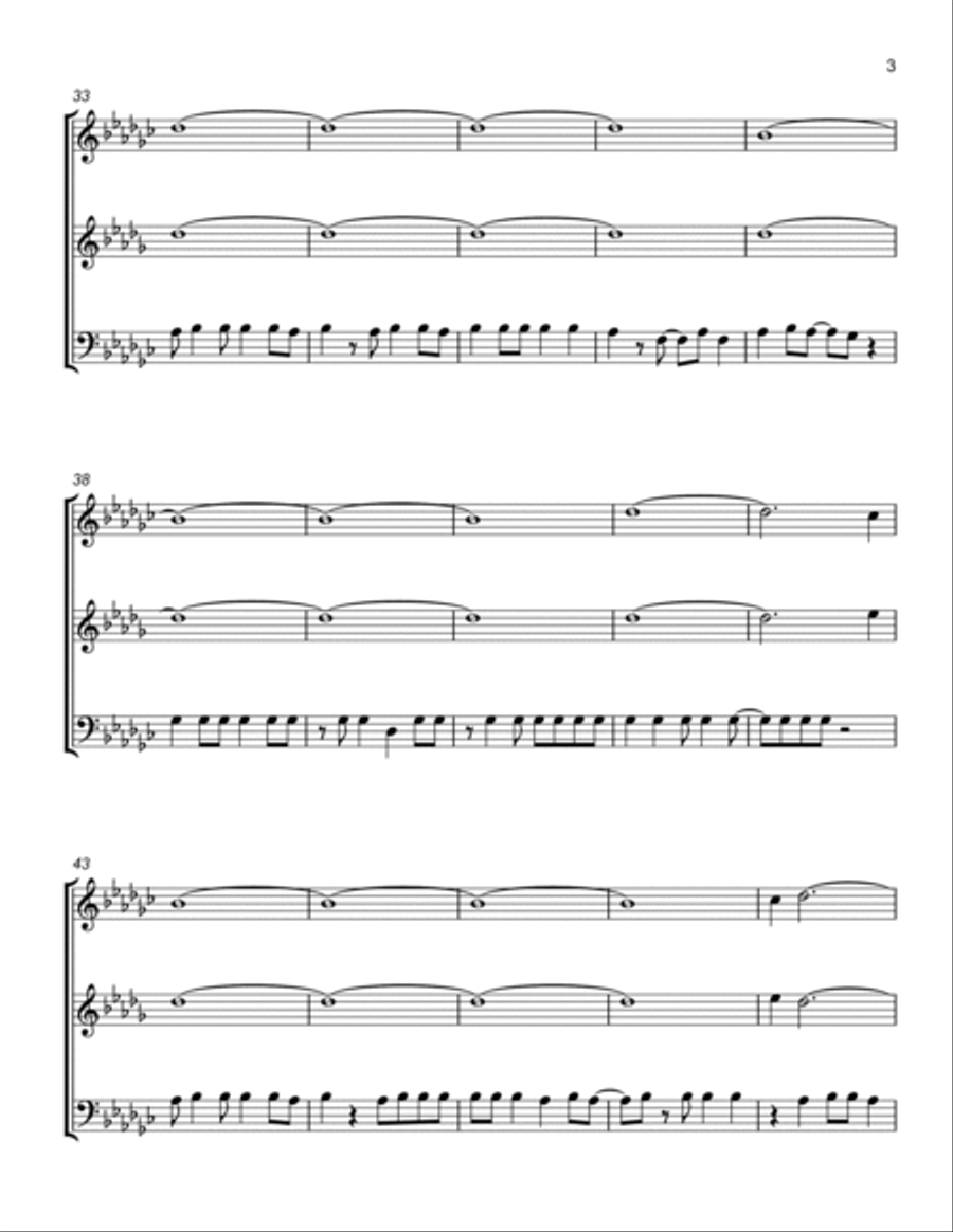 Three Prayers Small Ensemble scores gallery preview page 3