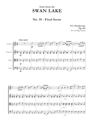 "Final Scene" from Swan Lake Suite for String Quartet