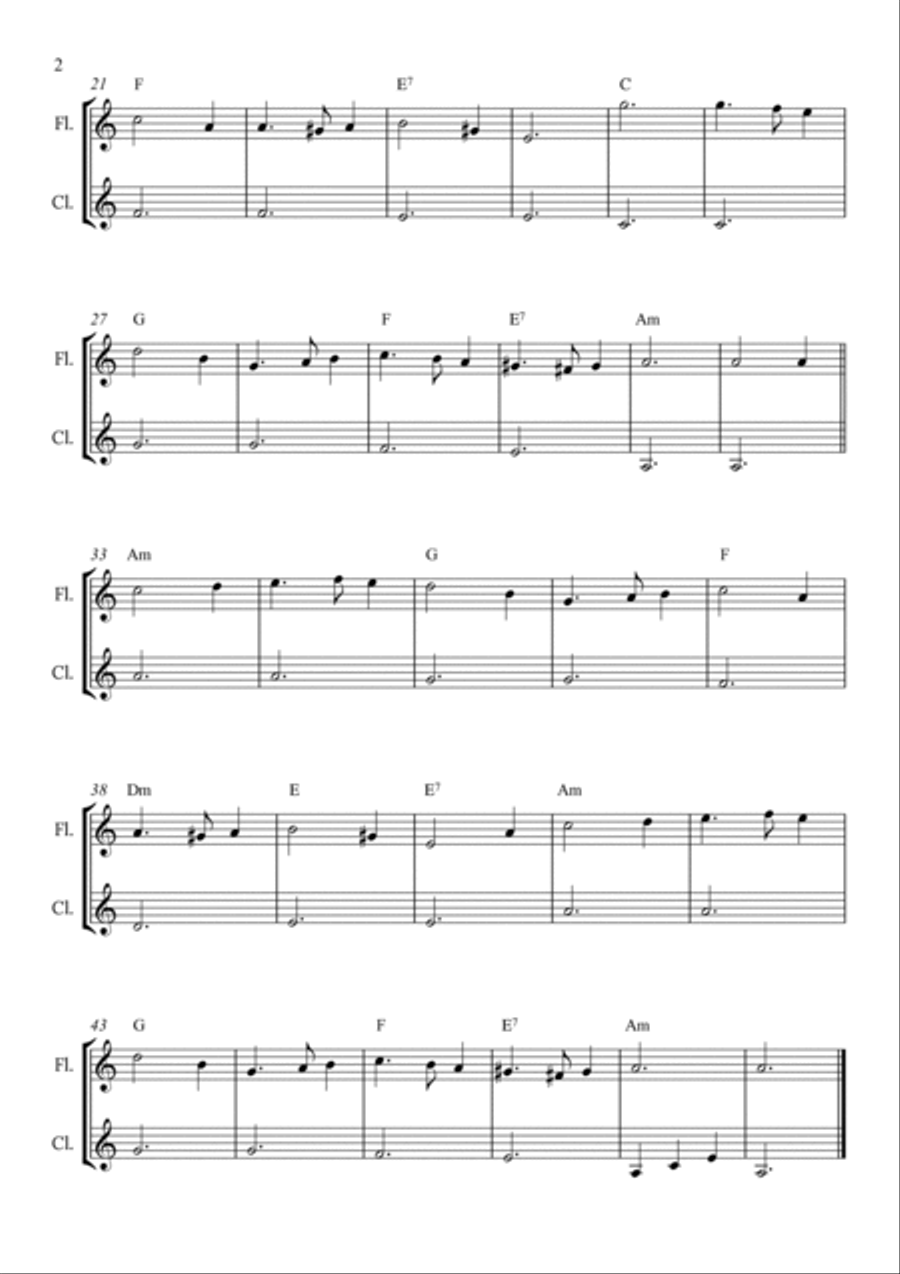 Greensleeves Woodwind Duet scores gallery preview page 2