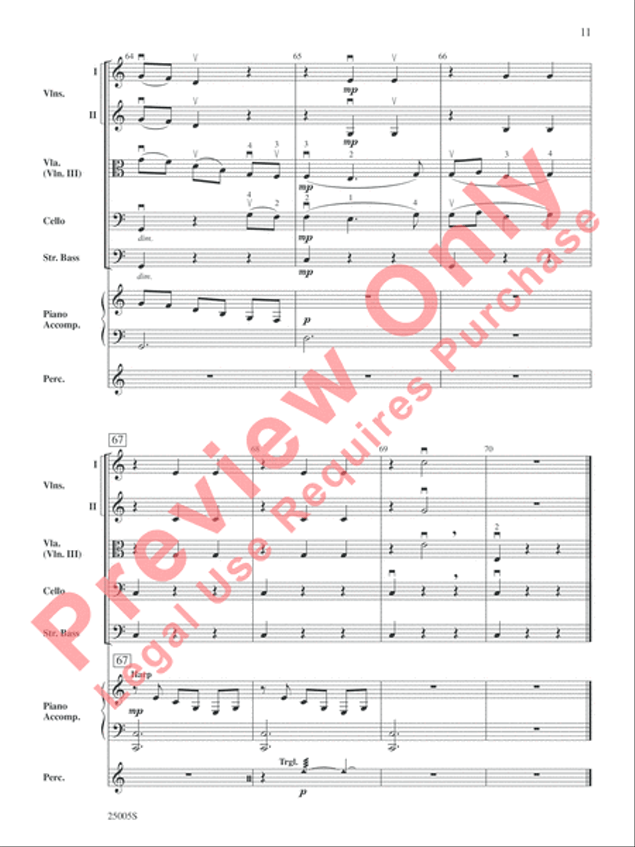 Themes from Harry Potter and the Goblet of Fire String Orchestra scores gallery preview page 12