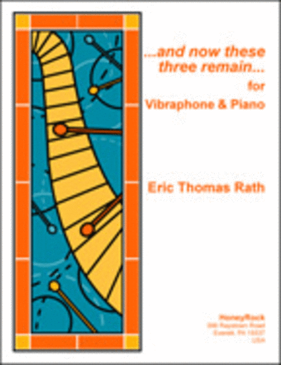 and now these three remain. . . Piano Accompaniment scores gallery preview page 1