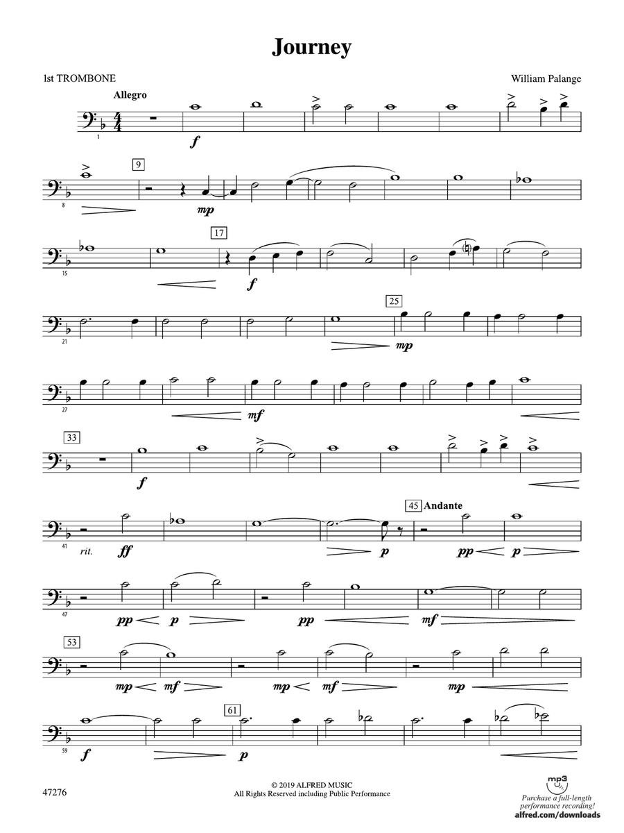 Journey: 1st Trombone