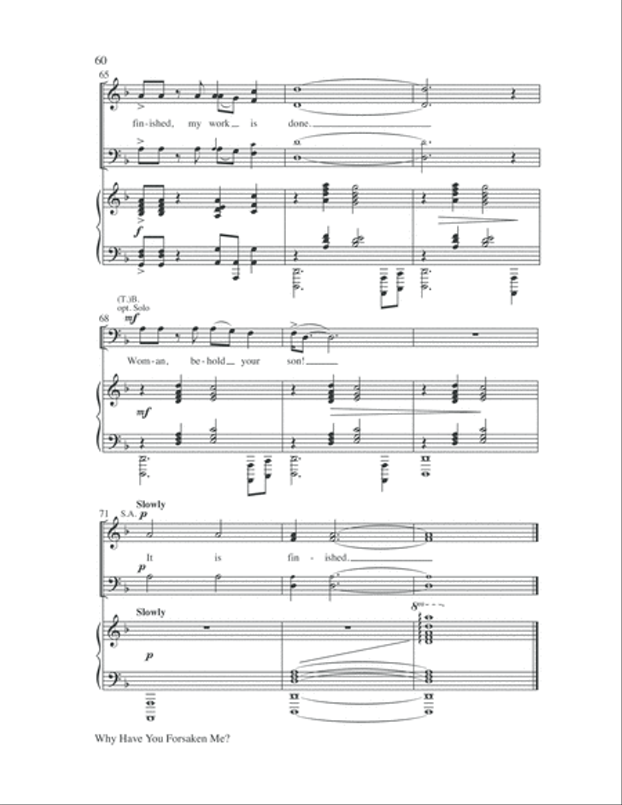 The Seven Last Days 4-Part scores gallery preview page 64