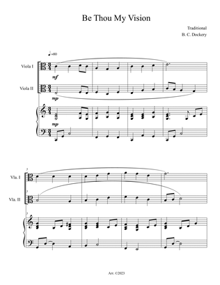 Be Thou My Vision (Viola Duet with Piano Accompaniment)