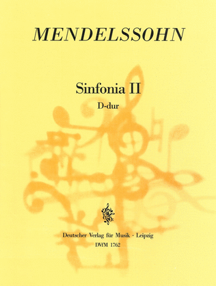 Sinfonia II in D major MWV N 2