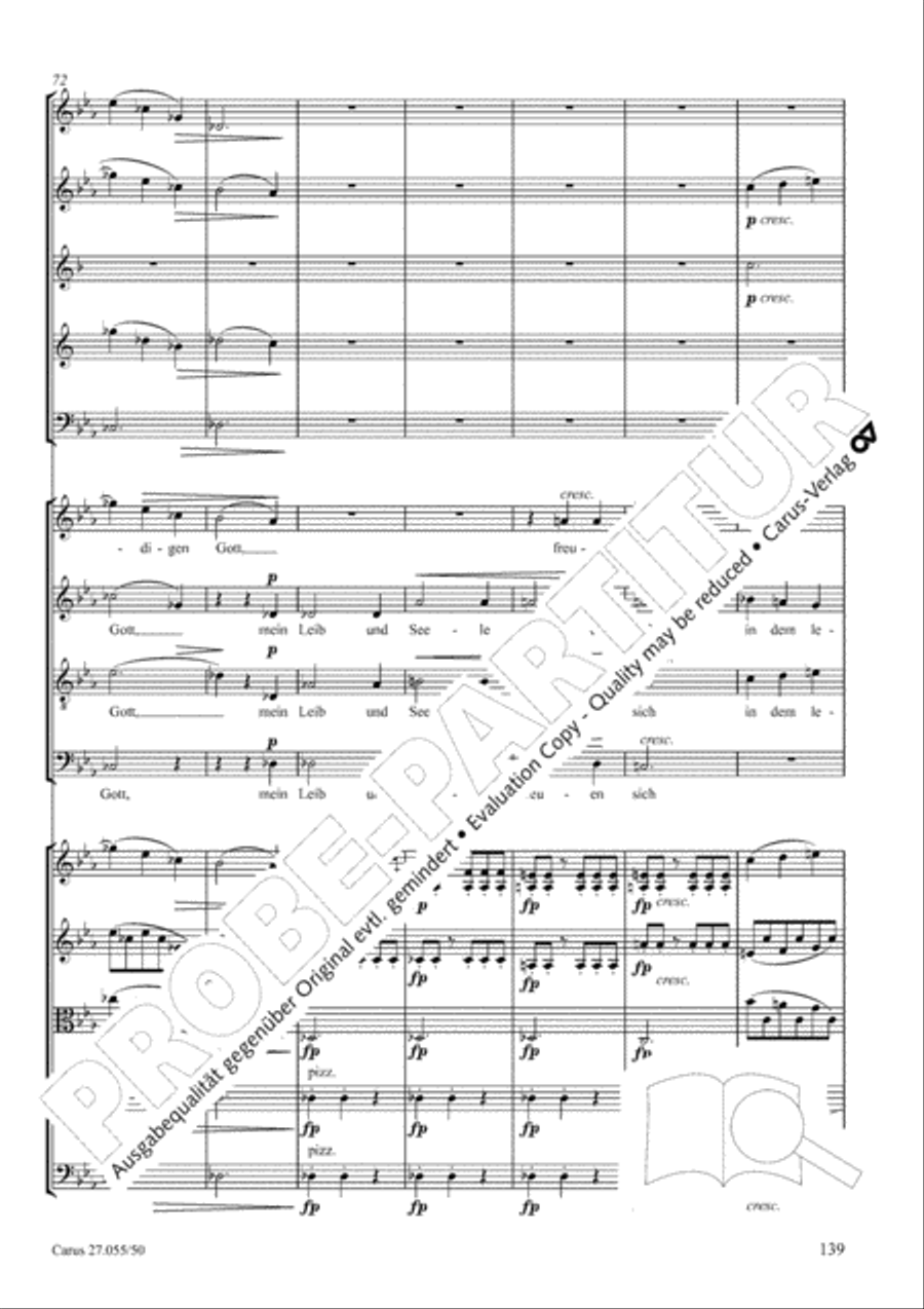Ein Deutsches Requiem (German Requiem) 4-Part scores gallery preview page 146