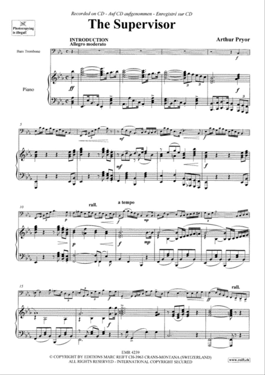 The Supervisor Bass Trombone scores gallery preview page 4