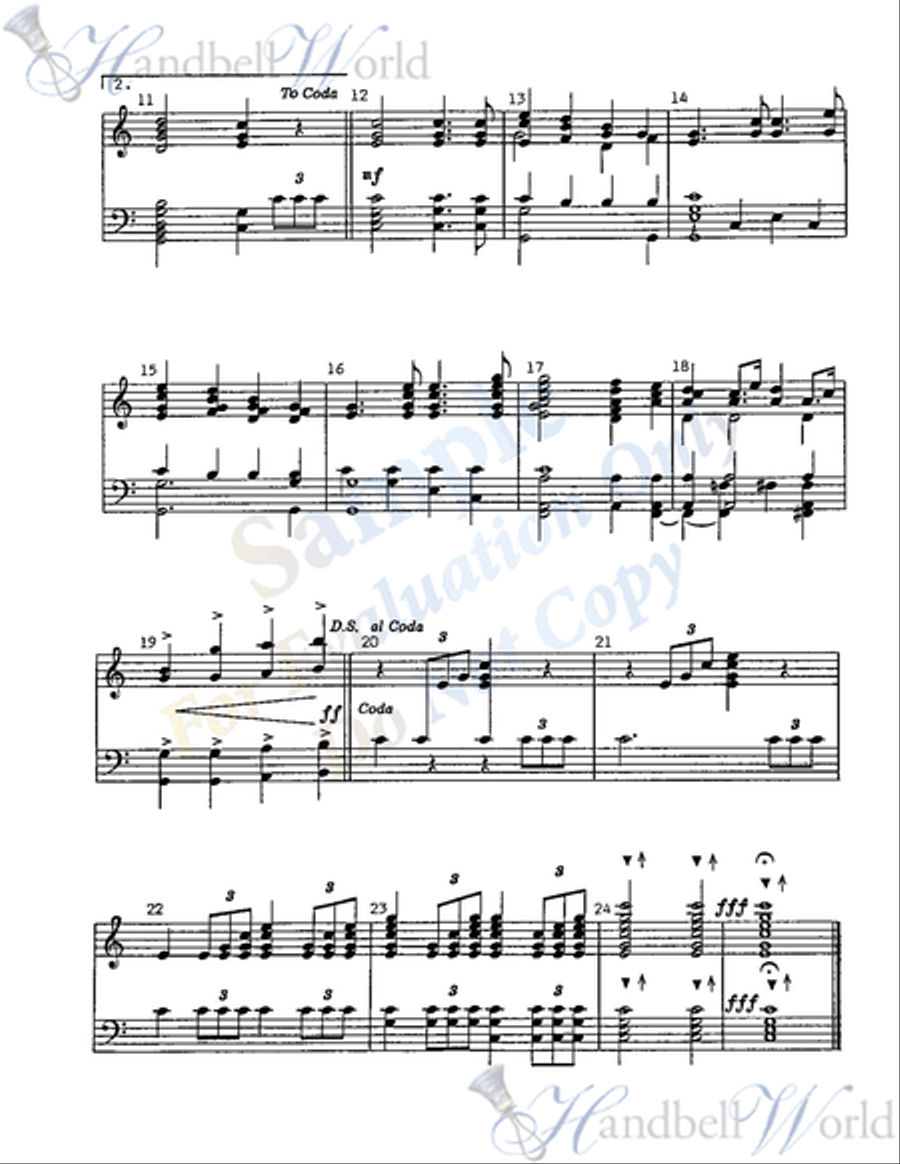 Bridal Chorus / Wedding March 4-Octaves scores gallery preview page 4