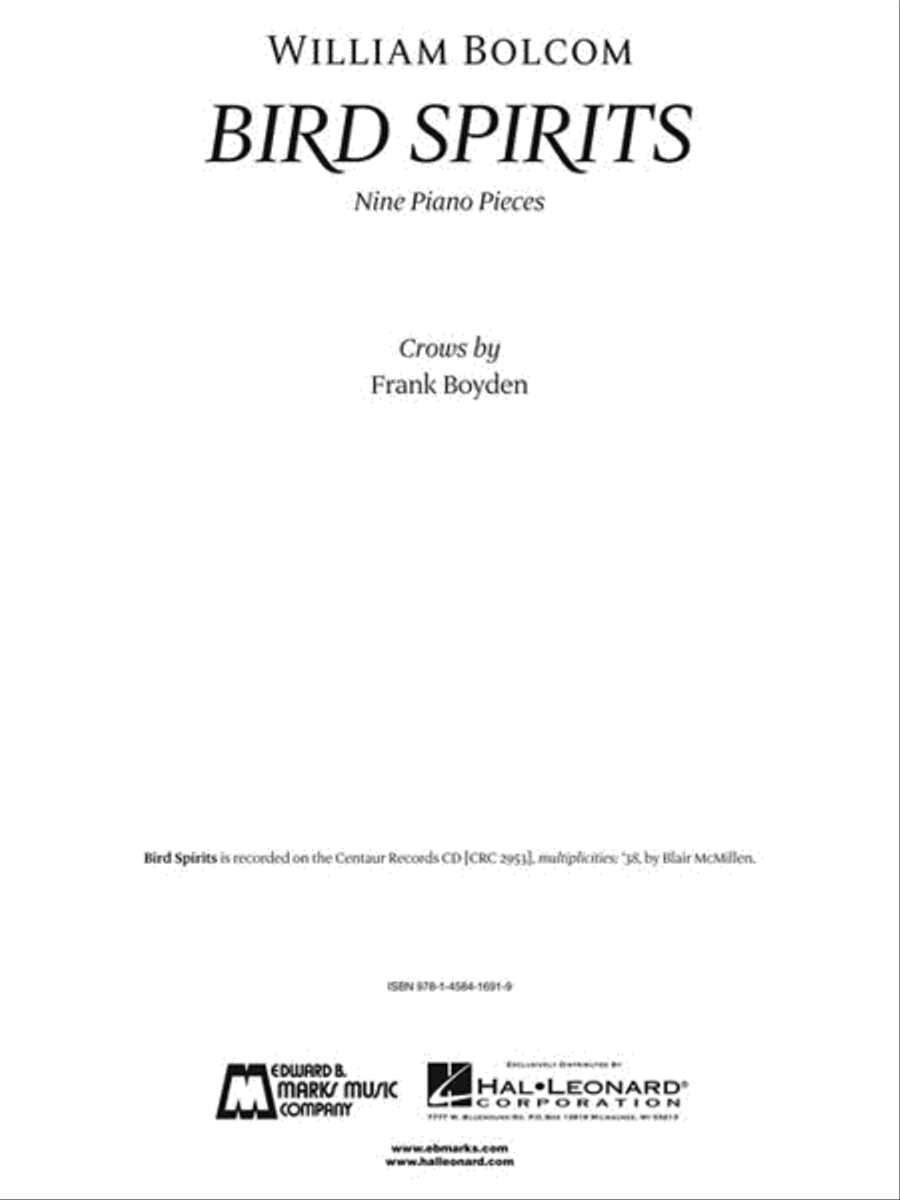 Bird Spirits Bird Spirits Piano Solo scores gallery preview page 3