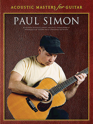 Book cover for Paul Simon - Acoustic Masters for Guitar