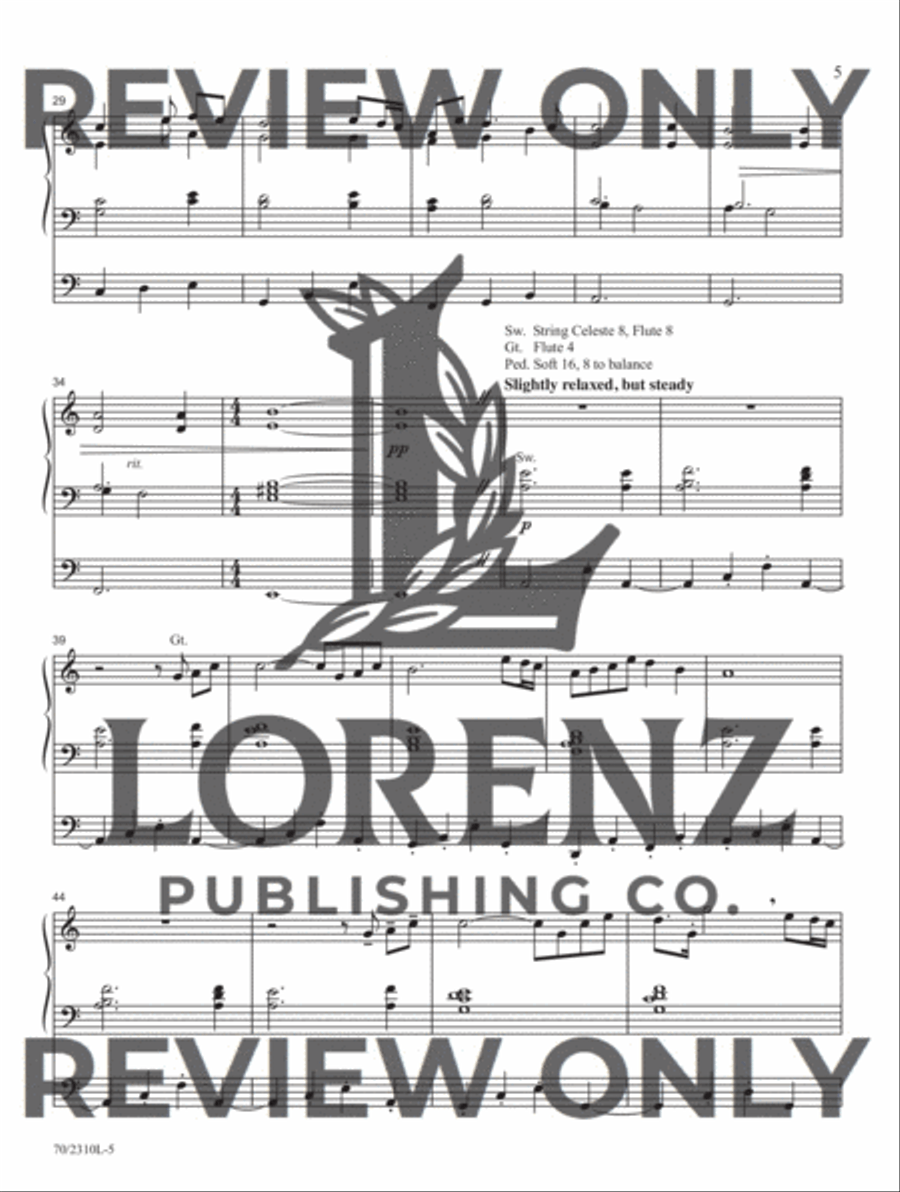 My Hope Is Found Organ Solo scores gallery preview page 5
