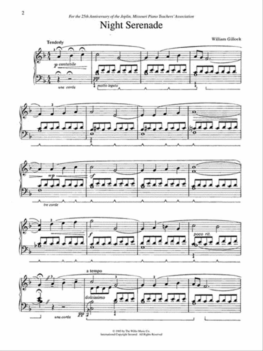 Accent on Gillock Volume 8 Piano Method scores gallery preview page 3
