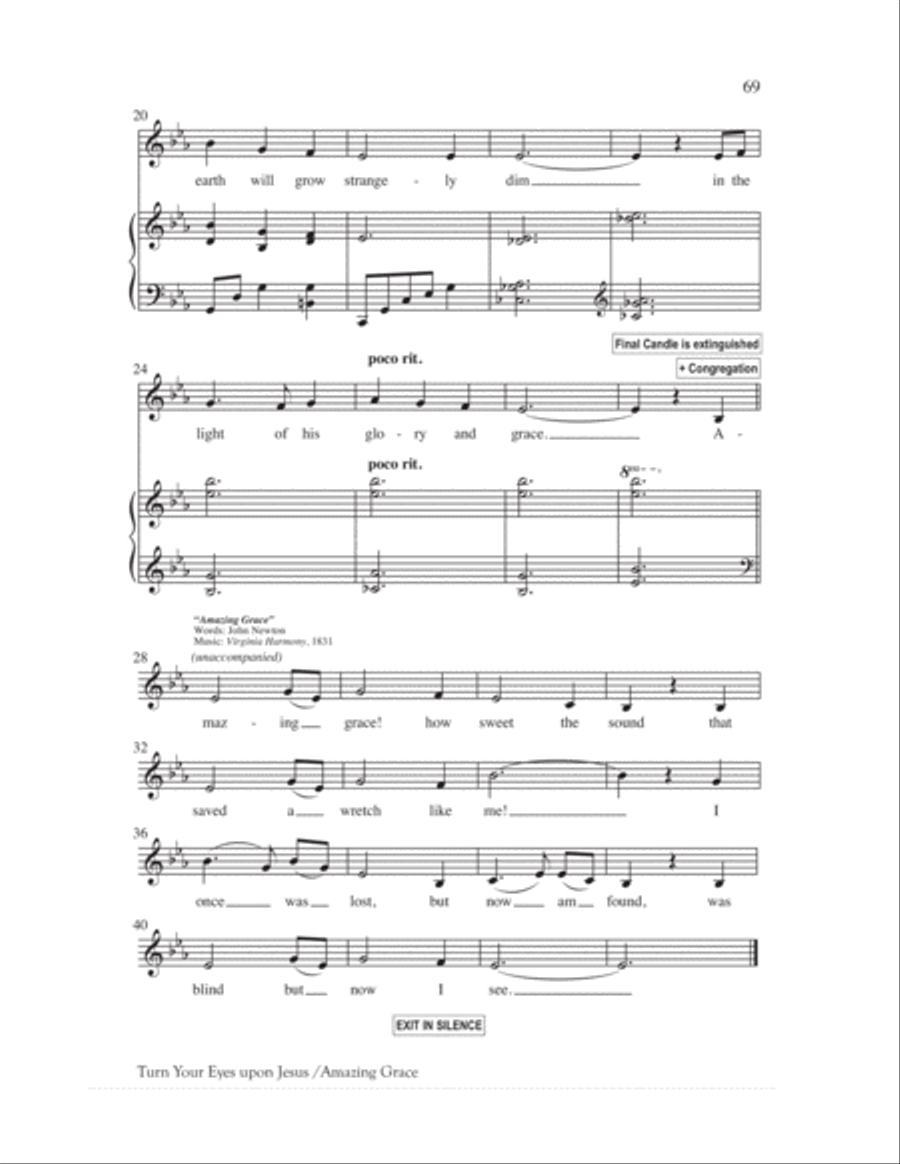 We Remember Calvary (SAB) 3-Part scores gallery preview page 72