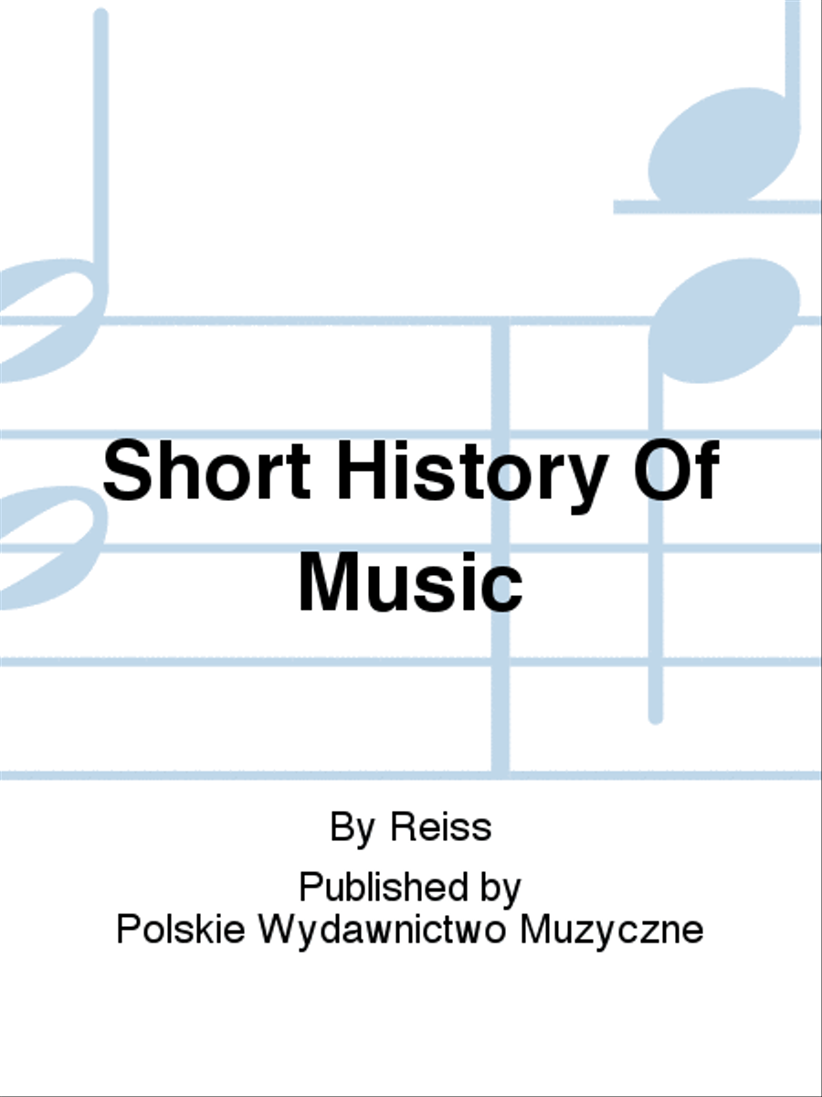 Short History Of Music