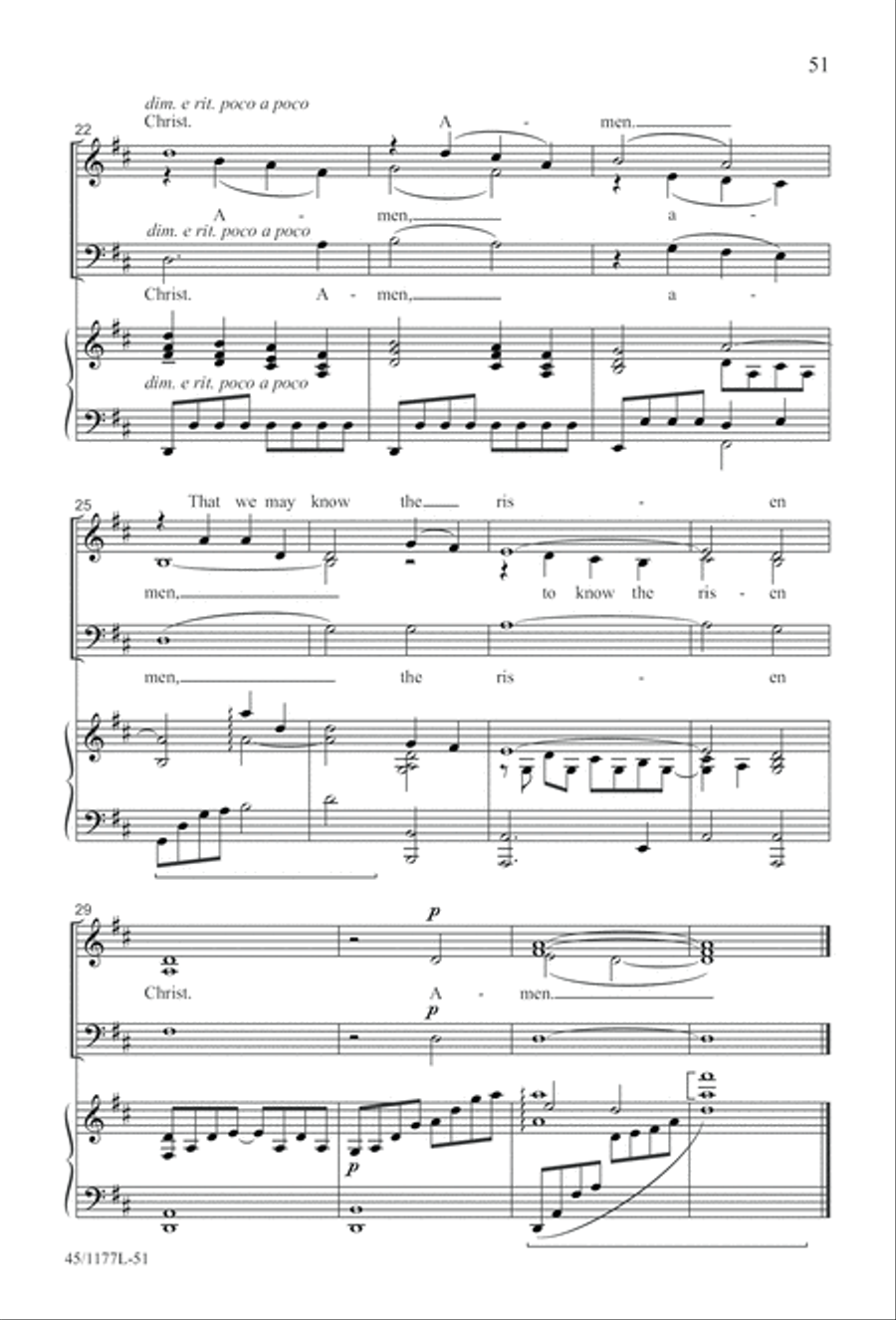 5 Getty Anthems for about 10 Singers 4-Part scores gallery preview page 52