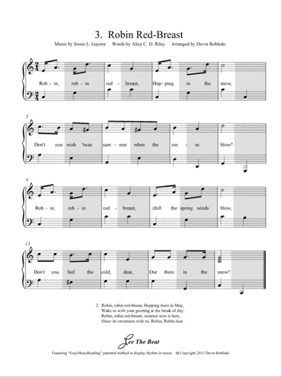 Songs of the Child World Volume 1 - Animals Piano Method scores gallery preview page 5