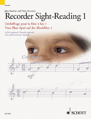 Book cover for Recorder Sight-Reading 1